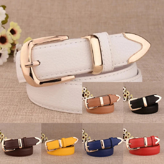 Ceinture de pantalon pour femme en cuir